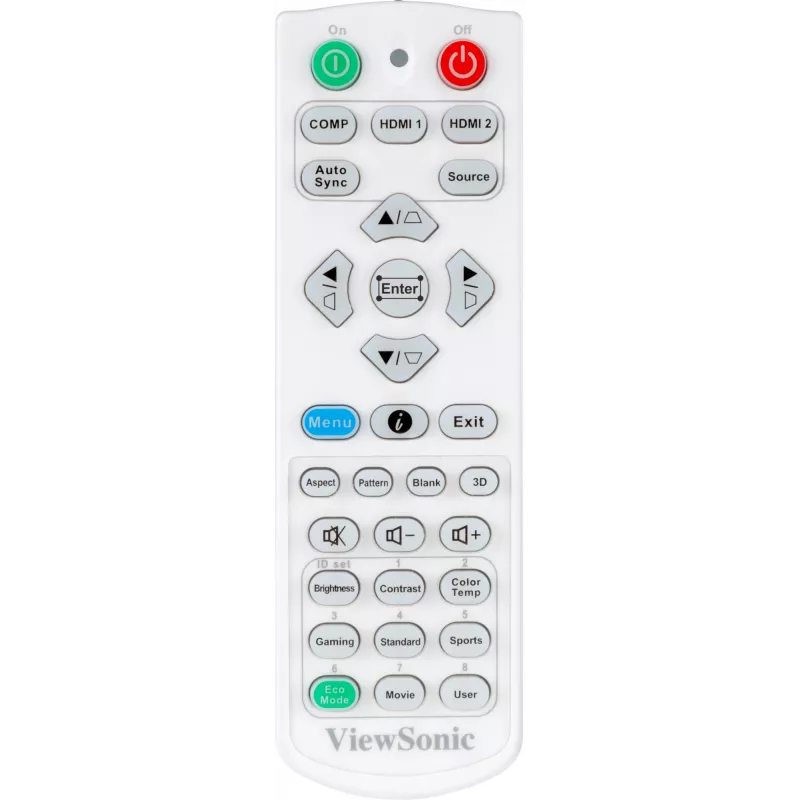 ViewSonic PX749-4K datu projektors Standarta projekcijas projektors 4000 ANSI lūmenu UHD 4K (3840x2160) 3D Balts