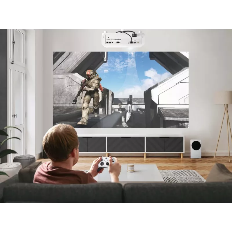 ViewSonic PX749-4K datu projektors Standarta projekcijas projektors 4000 ANSI lūmenu UHD 4K (3840x2160) 3D Balts
