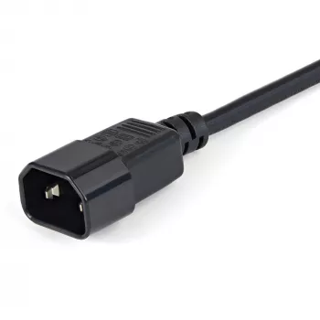StarTech.com PXT1001M 1m pagarinātāja vads, C14–C13, 10A 125V, 18AWG