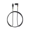 StarTech.com 6ft (2m) USB C lādēšanas kabelis ar taisno leņķi - 60W PD 3A - izturīgs ātrās uzlādes USB-C kabelis - melns USB 2.0 Type-C - pastiprināts ar aramīda šķiedru - USB lādēšanas vads