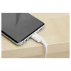 StarTech.com 1m USB C lādēšanas kabelis - izturīgs ātrās uzlādes un sinhronizācijas USB 2.0 Type C uz USB C klēpjdatora lādētāja vads - TPE apvalks, aramīda šķiedra, M/M, 60W, balts - Samsung S10 S20 iPad Pro MS Surface