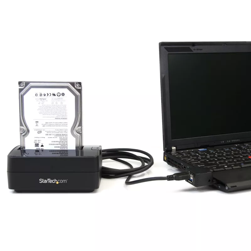 StarTech.com SATDOCKU3S USB 3.0 ārējais cietā diska doks SATA HDD/SSD, 2.5/3.5 collu, 5 Gbps