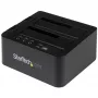 StarTech.com autonomais cietā diska dublikators, divu nodalījumu HDD/SSD klonētājs/kopētājs, USB 3.1 (10Gbps) uz SATA III HDD/SSD dokošanas stacija, cietā diska dublikatora doks, cietā diska klonētājs