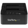 StarTech.com autonomais cietā diska dublikators, divu nodalījumu HDD/SSD klonētājs/kopētājs, USB 3.1 (10Gbps) uz SATA III HDD/SSD dokošanas stacija, cietā diska dublikatora doks, cietā diska klonētājs