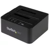 StarTech.com autonomais cietā diska dublikators, divu nodalījumu HDD/SSD klonētājs/kopētājs, USB 3.1 (10Gbps) uz SATA III HDD/SSD dokošanas stacija, cietā diska dublikatora doks, cietā diska klonētājs
