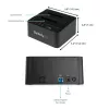 StarTech.com autonomais cietā diska dublikators, divu nodalījumu HDD/SSD klonētājs/kopētājs, USB 3.1 (10Gbps) uz SATA III HDD/SSD dokošanas stacija, cietā diska dublikatora doks, cietā diska klonētājs