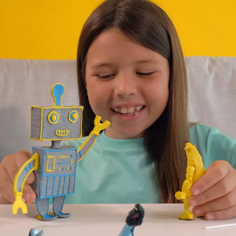 3Doodler Start Plus 3D pildspalva 0,77 mm Tirkīza, Dzeltena