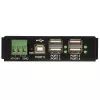 StarTech.com 4-Portu USB 2.0 Hub - Metāla Industriālais USB-A Hub - DIN Sliežu, Sienas vai Galda Montējams USB Datu Hub - TAA Atbilstošs USB Paplašinātājs