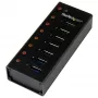 StarTech.com 7-Portu USB 3.0 Hubs - Metāla korpuss, darbvirsmas vai sienas montāžai