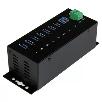 StarTech.com 7-Portu Industriālais USB 3.0 Hubs ar ESD Aizsardzību