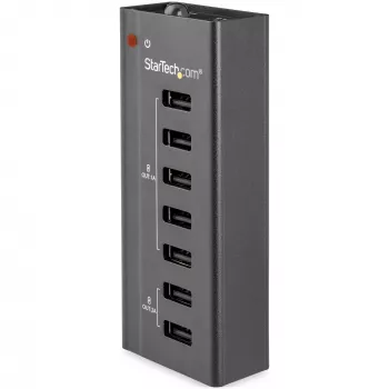 StarTech.com 7 Portu USB Lādēšanas Stacija ar 5x 1A un 2x 2A Portiem