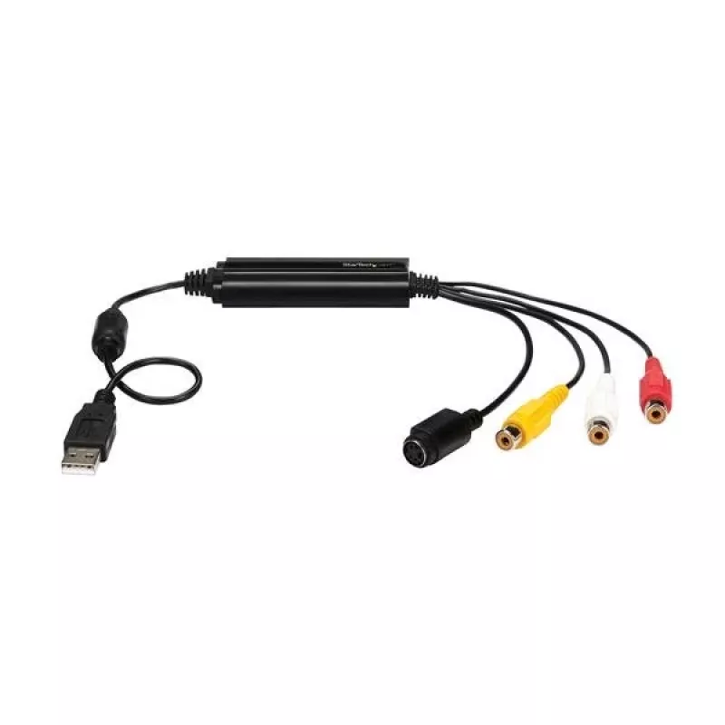 StarTech.com USB video uztveršanas adaptera kabelis - S-Video/Composite uz USB 2.0 SD video uztveršanas ierīce - TWAIN atbalsts - analogs uz digitālo pārveidotājs mediju glabāšanai - tikai Windows