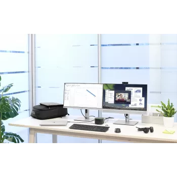 HP bloķēšanas kabelis ar atslēgu 10 mm, 1,83 m, apaļa atslēga, cinkots tērauds, melns
