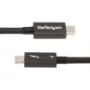 StarTech.com 1m Thunderbolt 4 kabelis - 40Gbps - 100W PD - 4K/8K video - Intel sertificēts - saderīgs ar USB4/Thunderbolt 3/USB 3.2/USB Type-C/DisplayPort
