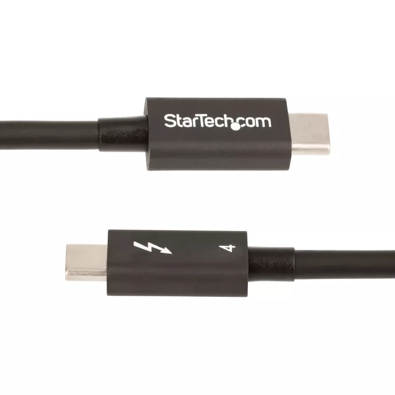 StarTech.com 1m Thunderbolt 4 kabelis - 40Gbps - 100W PD - 4K/8K video - Intel sertificēts - saderīgs ar USB4/Thunderbolt 3/USB 3.2/USB Type-C/DisplayPort
