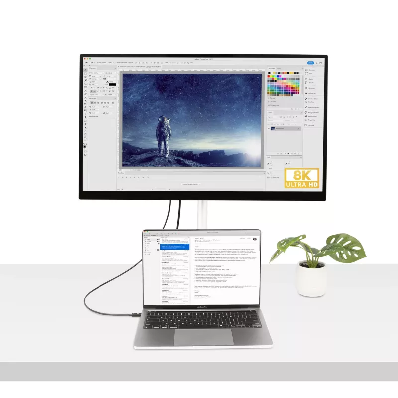 StarTech.com 1m Thunderbolt 4 kabelis - 40Gbps - 100W PD - 4K/8K video - Intel sertificēts - saderīgs ar USB4/Thunderbolt 3/USB 3.2/USB Type-C/DisplayPort