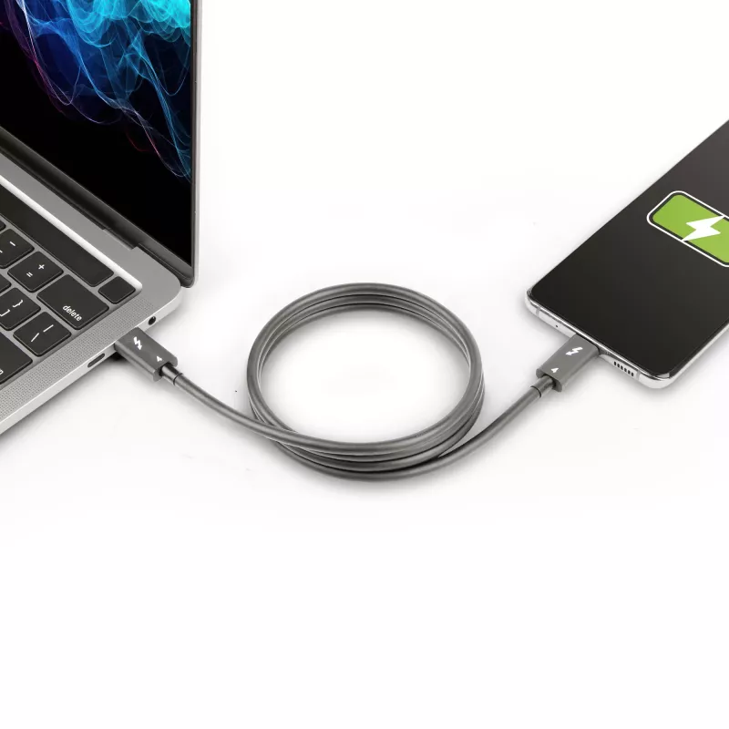 StarTech.com 1m Thunderbolt 4 kabelis - 40Gbps - 100W PD - 4K/8K video - Intel sertificēts - saderīgs ar USB4/Thunderbolt 3/USB 3.2/USB Type-C/DisplayPort
