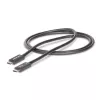 StarTech.com 1m Thunderbolt 4 kabelis - 40Gbps - 100W PD - 4K/8K video - Intel sertificēts - saderīgs ar USB4/Thunderbolt 3/USB 3.2/USB Type-C/DisplayPort