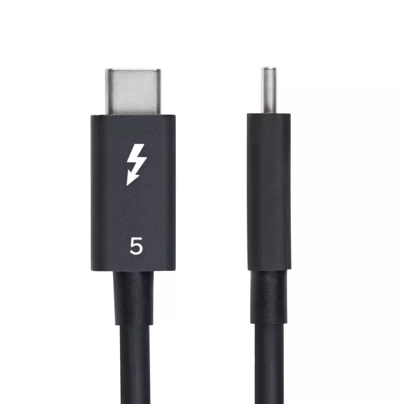 StarTech.com 1m Thunderbolt 5 kabelis, 80Gbps/līdz 120Gbps, 240W PD, 8K 60Hz, sertificēts Thunderbolt kabelis - saderīgs ar Thunderbolt 4/USB4/USB-C