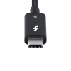StarTech.com 1m Thunderbolt 5 kabelis, 80Gbps/līdz 120Gbps, 240W PD, 8K 60Hz, sertificēts Thunderbolt kabelis - saderīgs ar Thunderbolt 4/USB4/USB-C