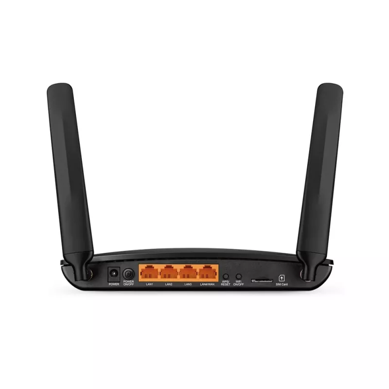 TP-Link TL-MR150 bezvadu maršrutētājs Fast Ethernet vienas joslas (2.4 GHz) 4G melns