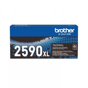 Brother TN-2590XL oriģinālā tonera kasetne, melna, 1 gab.