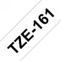 Laminēta lente Brother TZe161 36mm Melna uz caurspīdīga