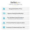StarTech.com 2.5GbE USB-C uz Ethernet adapteris ar USB-A pārveidotāju, NBASE-T NIC, USB 3.0 Type-C 2.5/1G daudzātrumu tīkls, saderīgs ar Thunderbolt, Windows un Mac