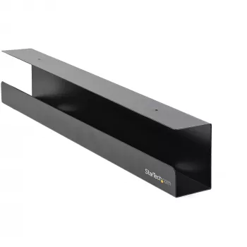StarTech.com Kabeļu pārvaldības paliktnis zem galda - 60 cm x 11,4 cm x 7,6 cm, tērauds
