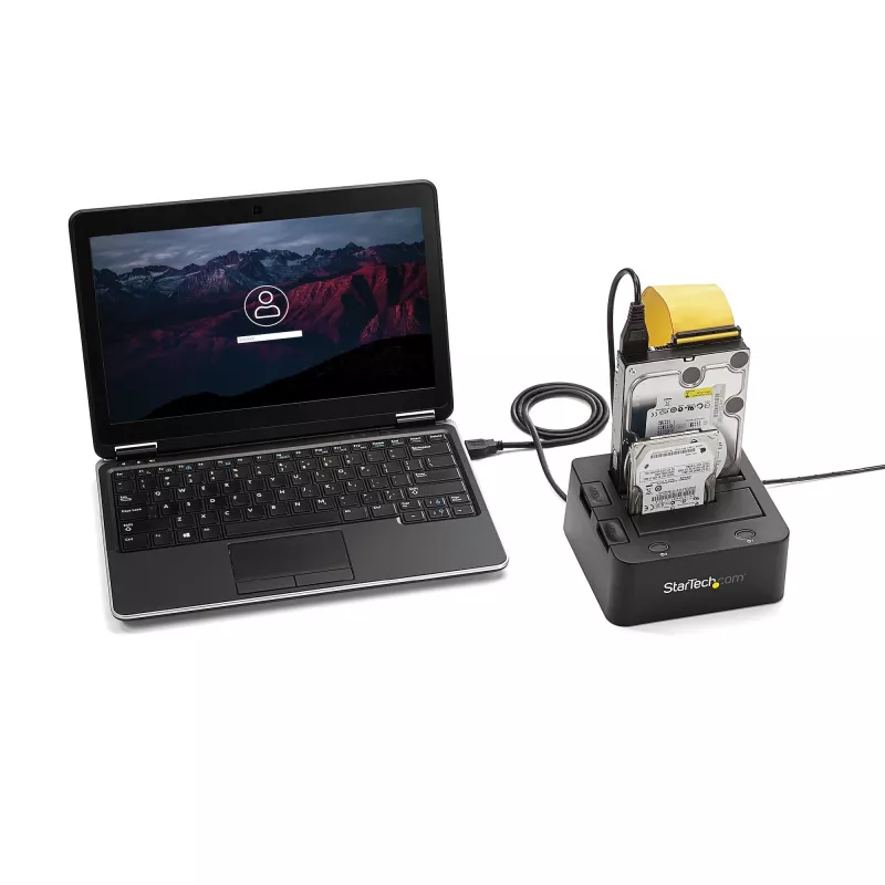 StarTech.com Divu vietu USB 3.0 uz SATA un IDE cieto disku dokstacija