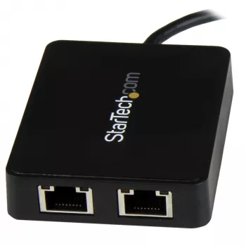StarTech.com USB-C uz Divu Gigabitu Ethernet Adapteri ar USB (Type-A) Portu