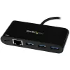 StarTech.com USB-C uz Ethernet adapteris ar 3 portu USB 3.0 centrmezglu un Power Delivery
