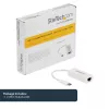 StarTech.com USB-C uz Gigabit tīkla adapteris - Balts