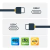 StarTech.com USB-C uz USB-C kabelis ar 5A PD - vīrietis/vīrietis - 2 m (6 pēdas) - USB 2.0 - USB-IF sertificēts