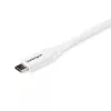 StarTech.com USB-C uz USB-C kabelis ar 5A PD - vīriešu/vīriešu - balts - 2 m - USB 2.0 - USB-IF sertificēts