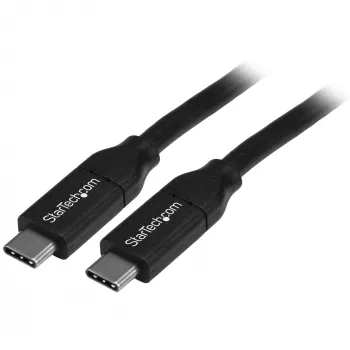 StarTech.com USB-C kabelis ar Power Delivery (5A) - vīriešu/vīriešu - 4 m - USB 2.0 - USB-IF sertificēts