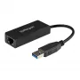 StarTech.com USB 3.0 uz Gigabit Ethernet tīkla adapteris, 10/100/1000 Mbps, USB uz RJ45, USB 3.0 uz LAN adapteris, USB 3.0 Ethernet adapteris (GbE), TAA atbilstošs