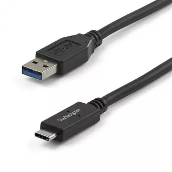 StarTech.com USB-A uz USB-C kabelis 1 m, USB 3.2 Gen 2, 10 Gbit/s, melns