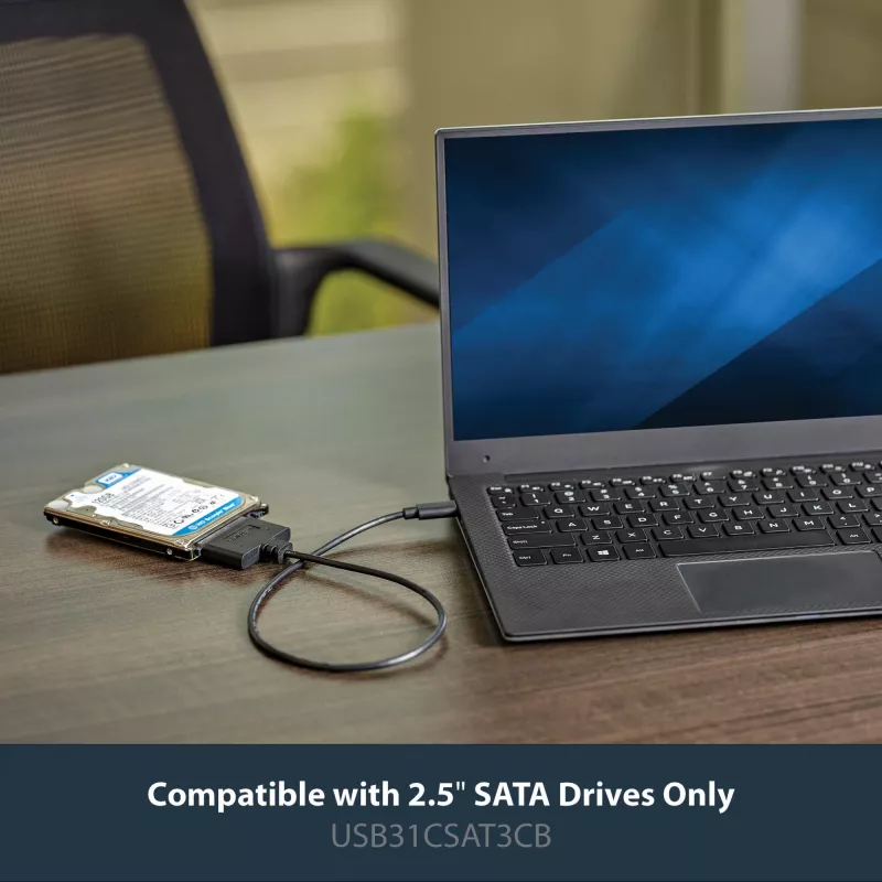 StarTech.com USB 3.1 (10Gbps) adaptera kabelis 2,5 inch SATA diskdziņiem - USB-C