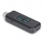 StarTech.com USB-C jaudas testeris, digitālais multimetrs, divvirzienu sprieguma un strāvas mērītājs, līdz 240W PD EPR, pārnēsājams USB-C kabeļa un porta jaudas mērītājs