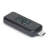 StarTech.com USB-C jaudas testeris, digitālais multimetrs, divvirzienu sprieguma un strāvas mērītājs, līdz 240W PD EPR, pārnēsājams USB-C kabeļa un porta jaudas mērītājs