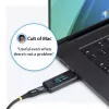 StarTech.com USB-C jaudas testeris, digitālais multimetrs, divvirzienu sprieguma un strāvas mērītājs, līdz 240W PD EPR, pārnēsājams USB-C kabeļa un porta jaudas mērītājs