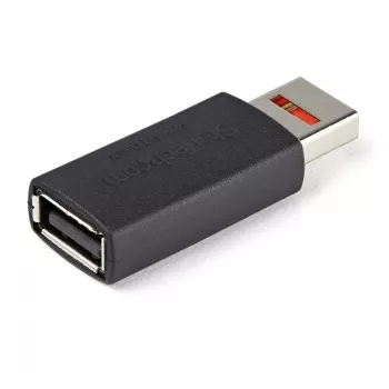 StarTech.com USB datu bloķētājs – USB-A vīrietis uz USB-A sieviete, lādēšanai bez datiem