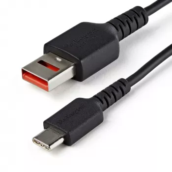 StarTech.com 3ft (1m) Drošs uzlādes kabelis – USB-A uz USB-C datu bloķētājs, tikai uzlādei – bez datu pārraides, aizsargājošs USB adaptera kabelis