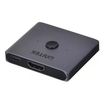 HDMI slēdzis Unitek V1163A 2x1 8K 60Hz — 2 ieejas uz 1 izeju