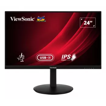 ViewSonic VG2409-MHDU-2 monitors 60.5 cm (23.8 collas) 1920 x 1080 pikseļi Full HD LED melns