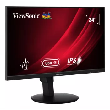 ViewSonic VG2409-MHDU-2 monitors 60.5 cm (23.8 collas) 1920 x 1080 pikseļi Full HD LED melns
