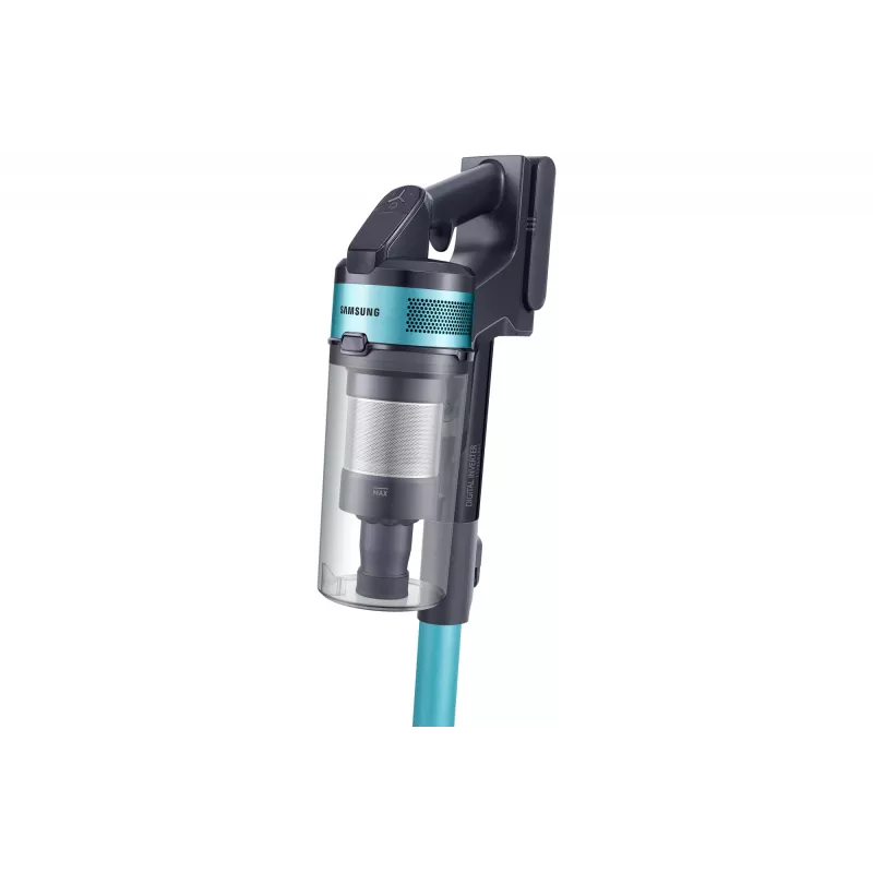 Samsung VS15A6031R1 Bezvadu stieņputekļsūcējs, akumulatora, bez maisa, 0.8 L, 410 W, melns, zaļš