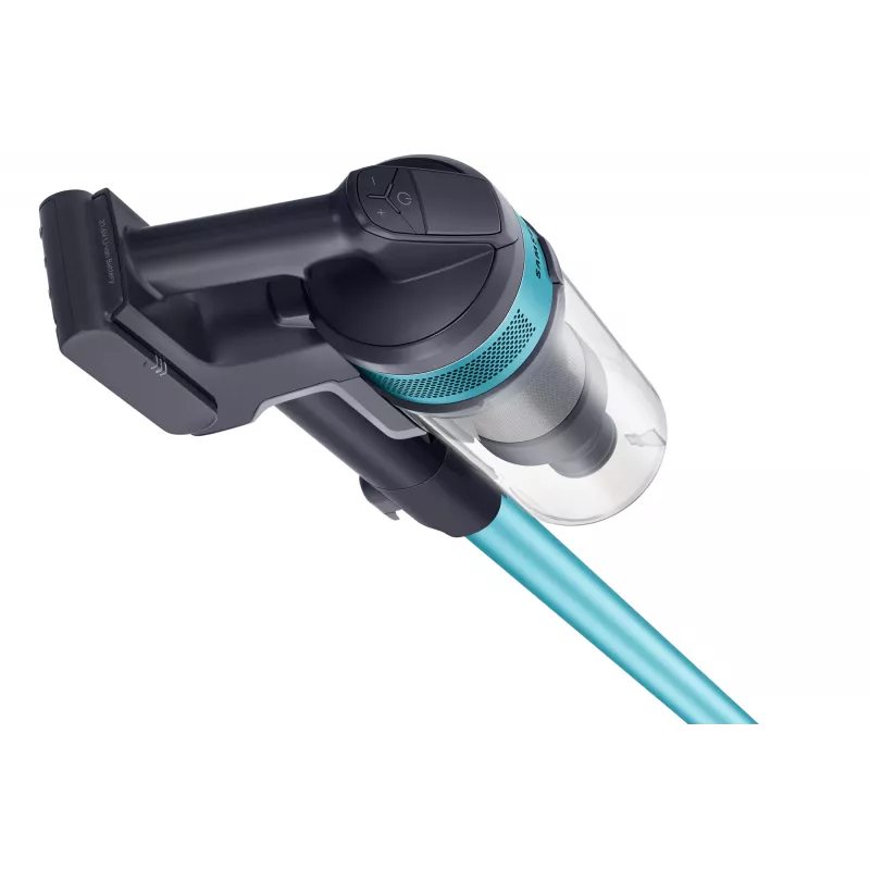 Samsung VS15A6031R1 Bezvadu stieņputekļsūcējs, akumulatora, bez maisa, 0.8 L, 410 W, melns, zaļš
