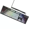 Mehāniskā tastatūra LORGAR Azar 514 White ar RGB fona apgaismojumu, ENG izkārtojums